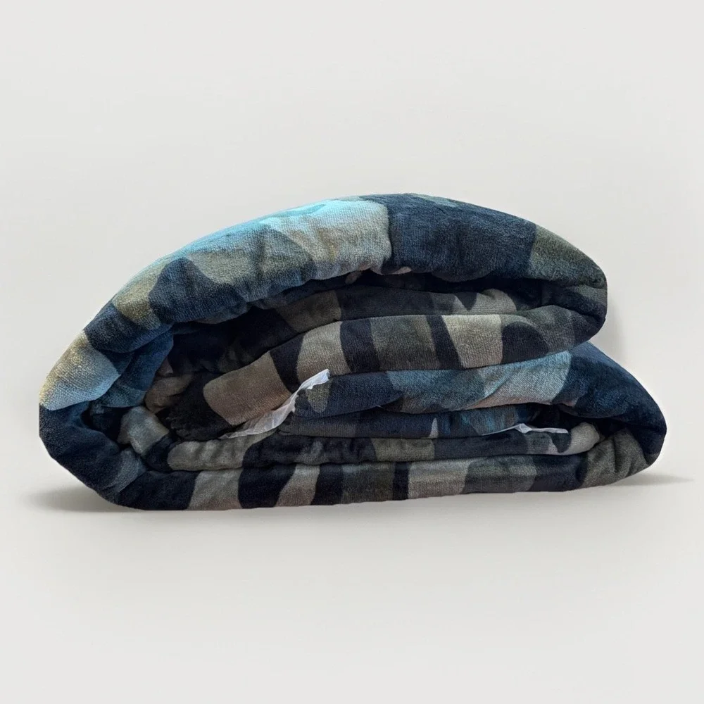 New W Tags Victoria's Secret Rare Camo Sherpa Blanket Camouflage XL Plush Throw